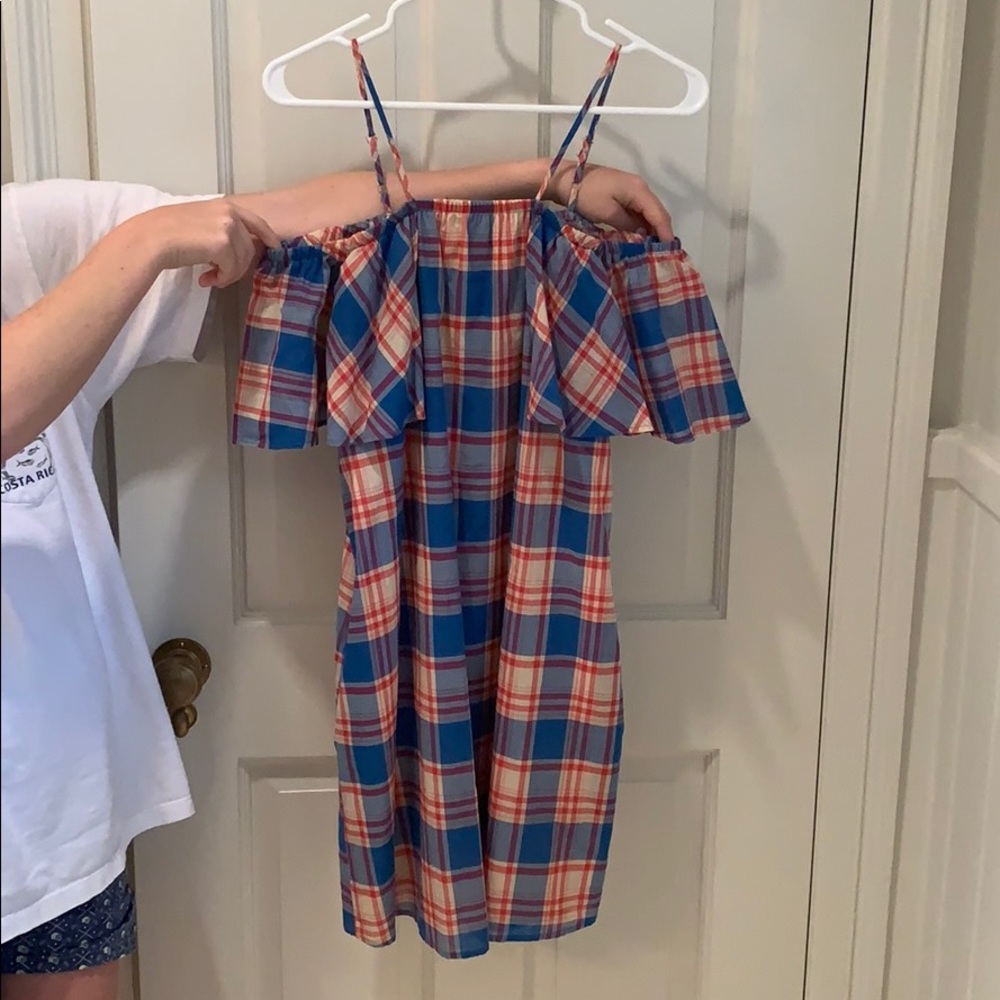 Plaid flowy sundress